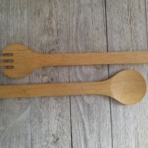 Wooden Salad Servers